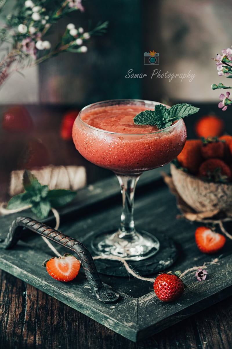 Comment faire le daiquiri aux fraises, Cocktail de fraise