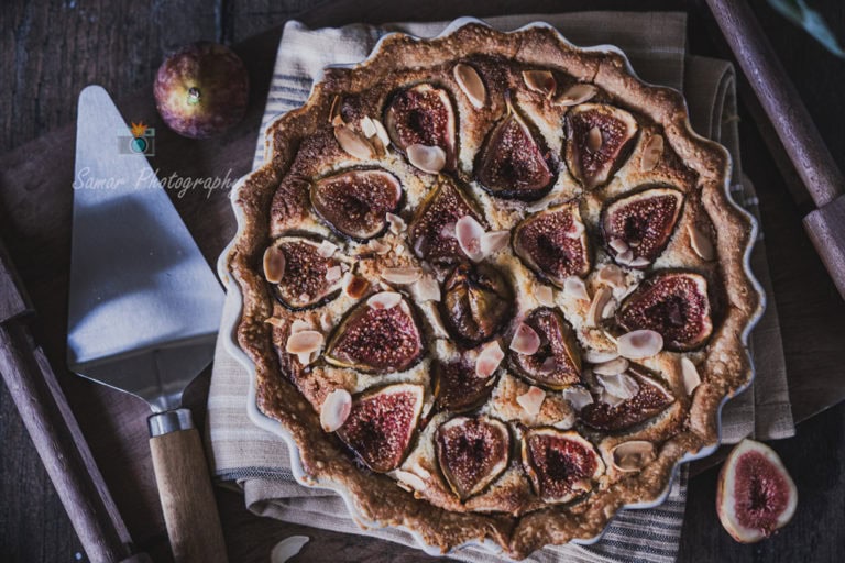 Délicieuse Tarte aux figues fraîches et crème d’amande