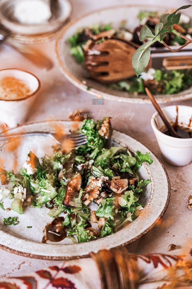 Salade Aux Figues Fra ches Ch vre Et Cerneaux De Noix