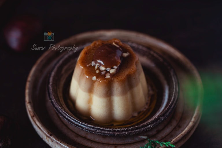 Flan à la crème de marron : dessert de fêtes