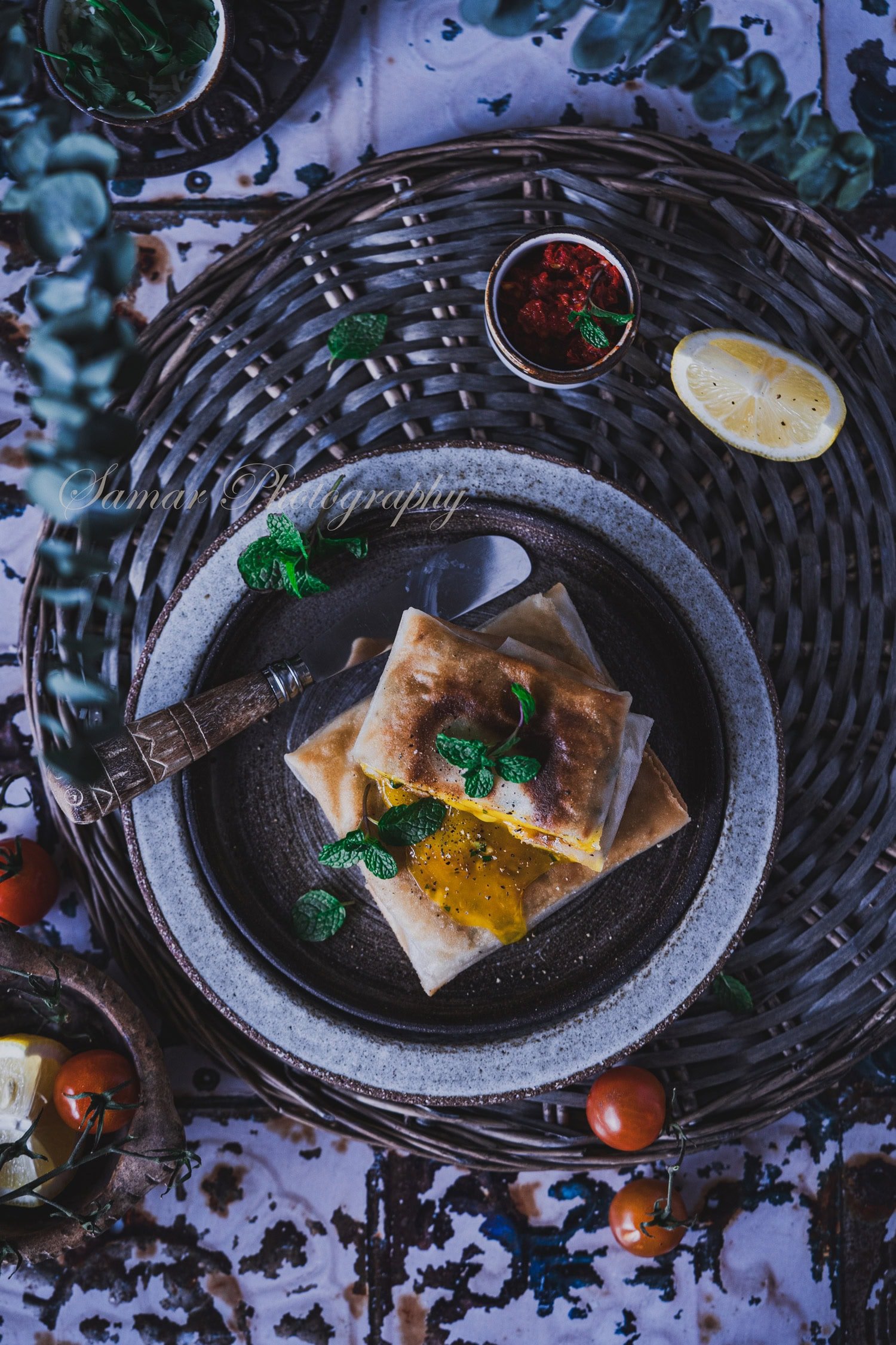 Brick tunisienne à l'oeuf