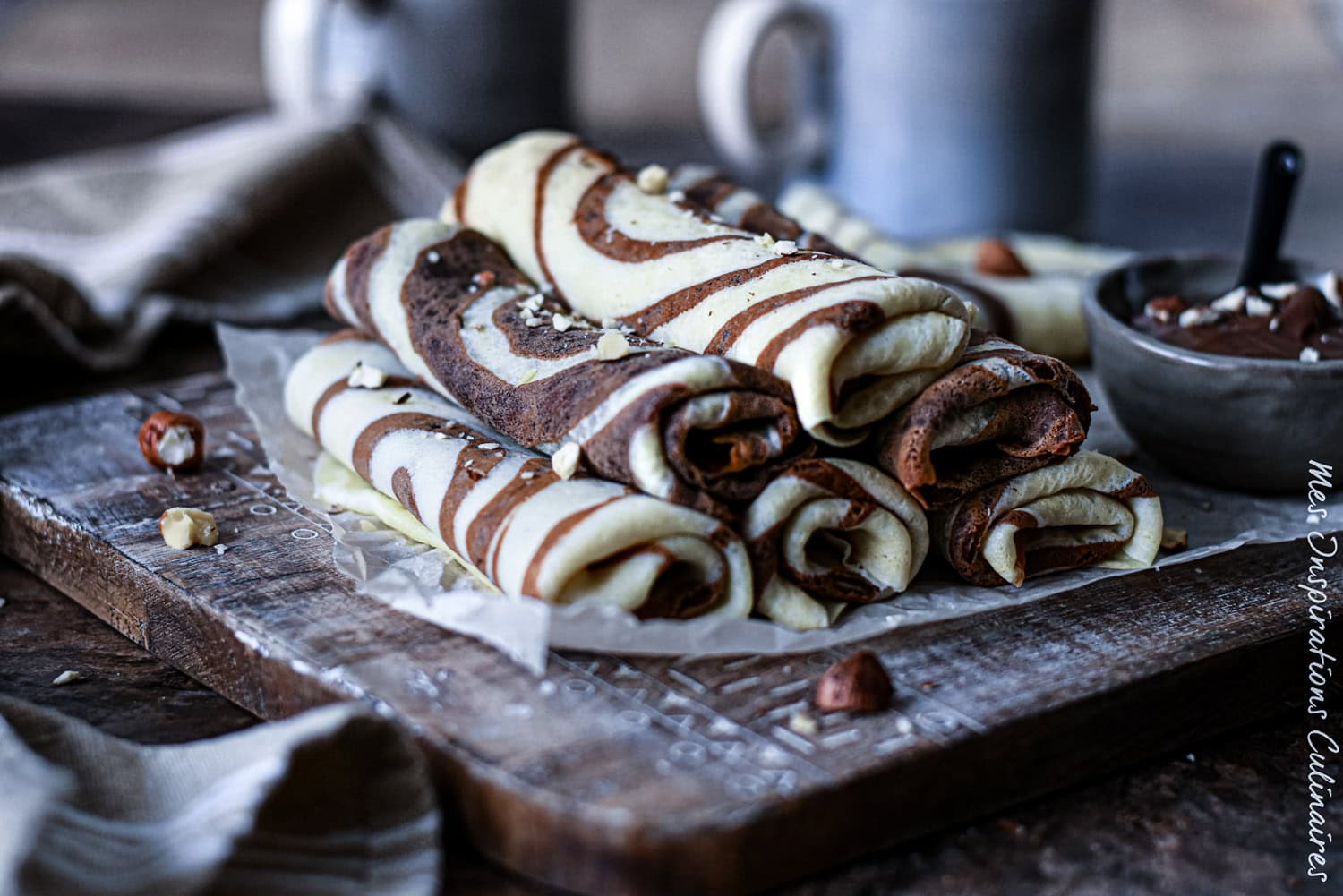 Recette crêpes tourbillon ou crêpes spirales