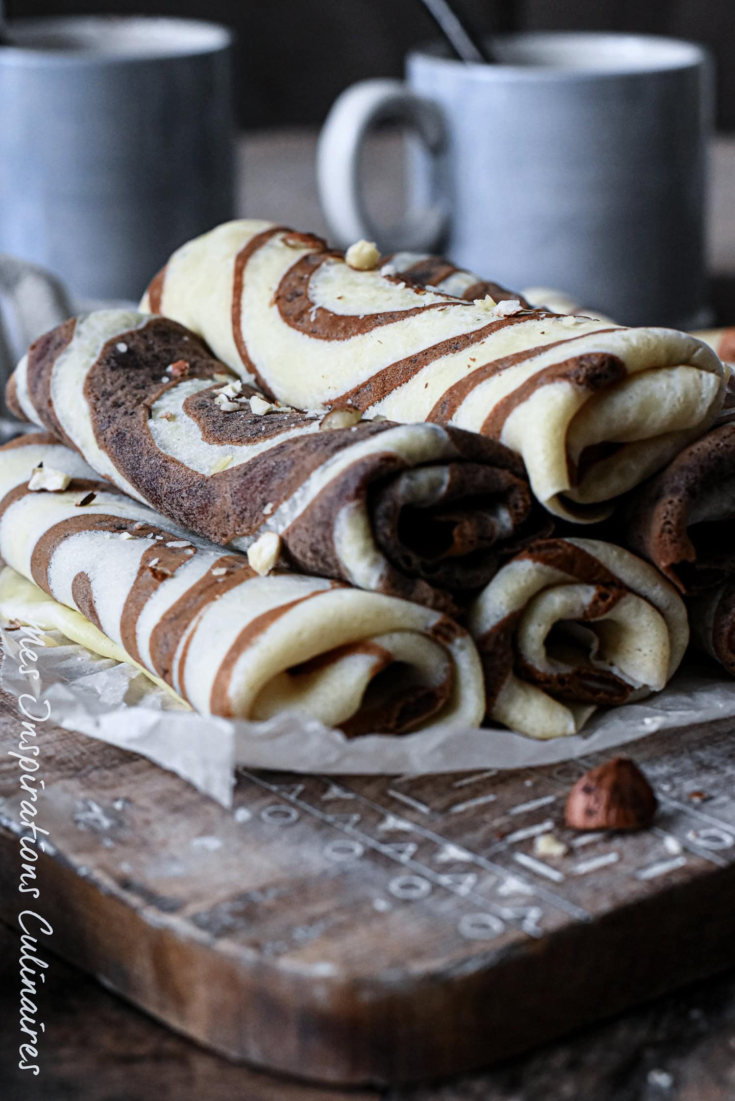 Recette crêpes tourbillon ou crêpes spirales