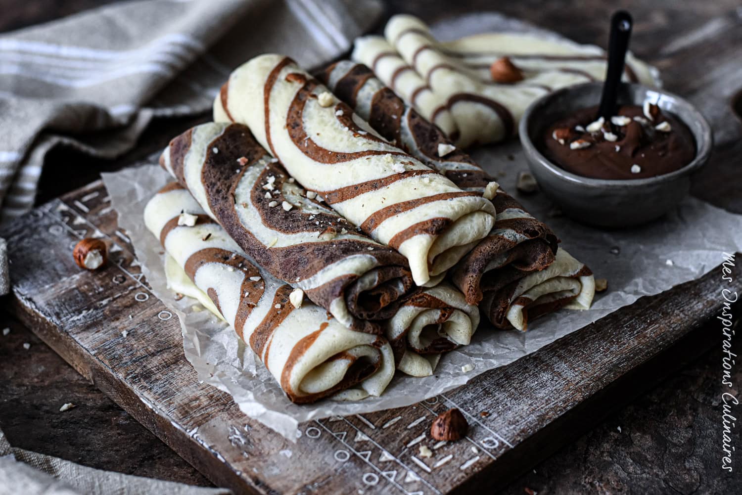 Recette crêpes tourbillon ou crêpes spirales