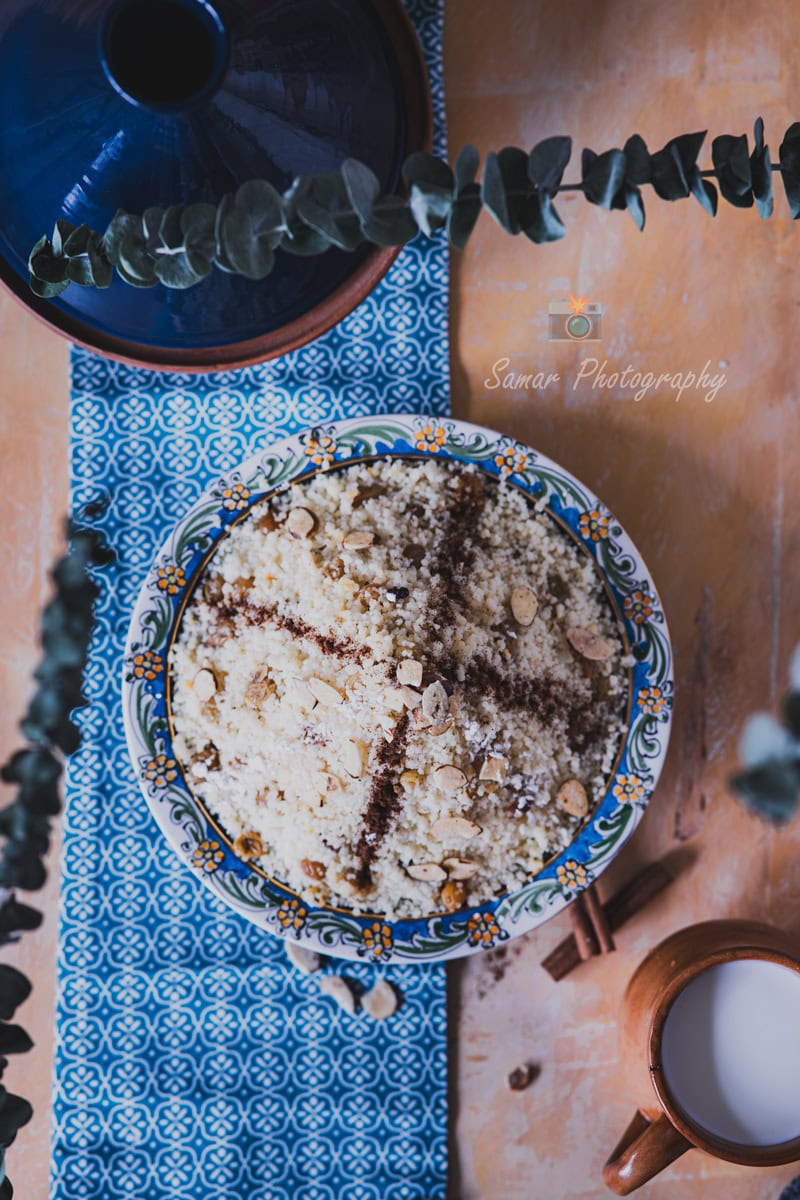 Couscous sucré aux raisins secs