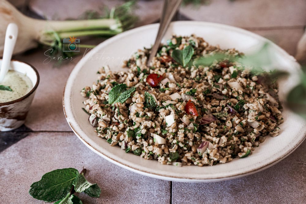 Tabouleh au freekeh et fenouil