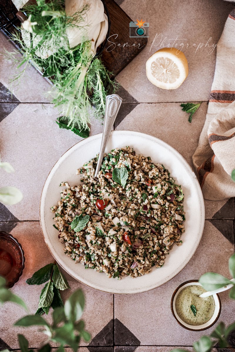 Recette Tabouleh au freekeh et fenouil