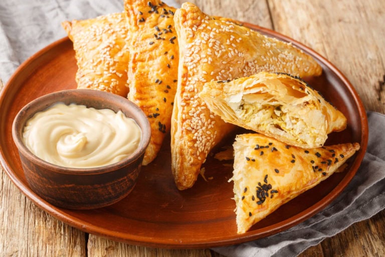 Feuilleté au poulet à la béchamel