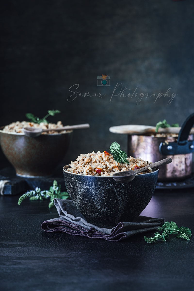 Recette de quinoa au riz brun : Une recette saine