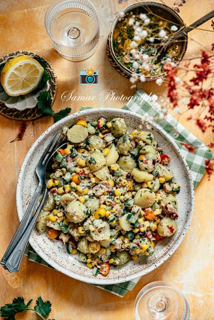 Salade de pomme de terre au thon