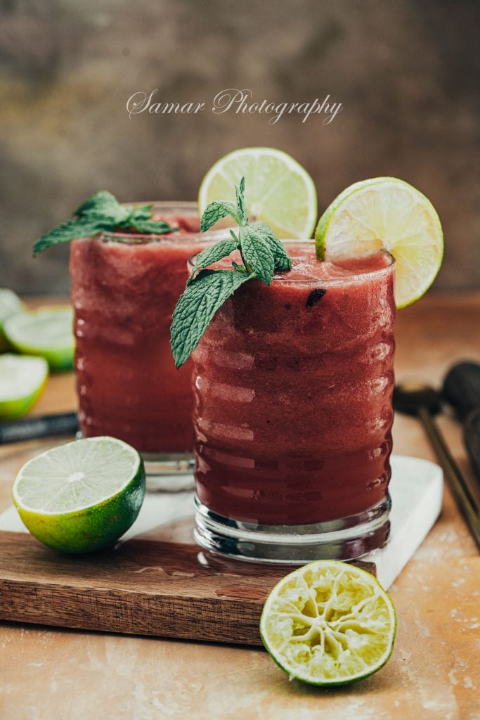 Slush de pastèque et citron vert