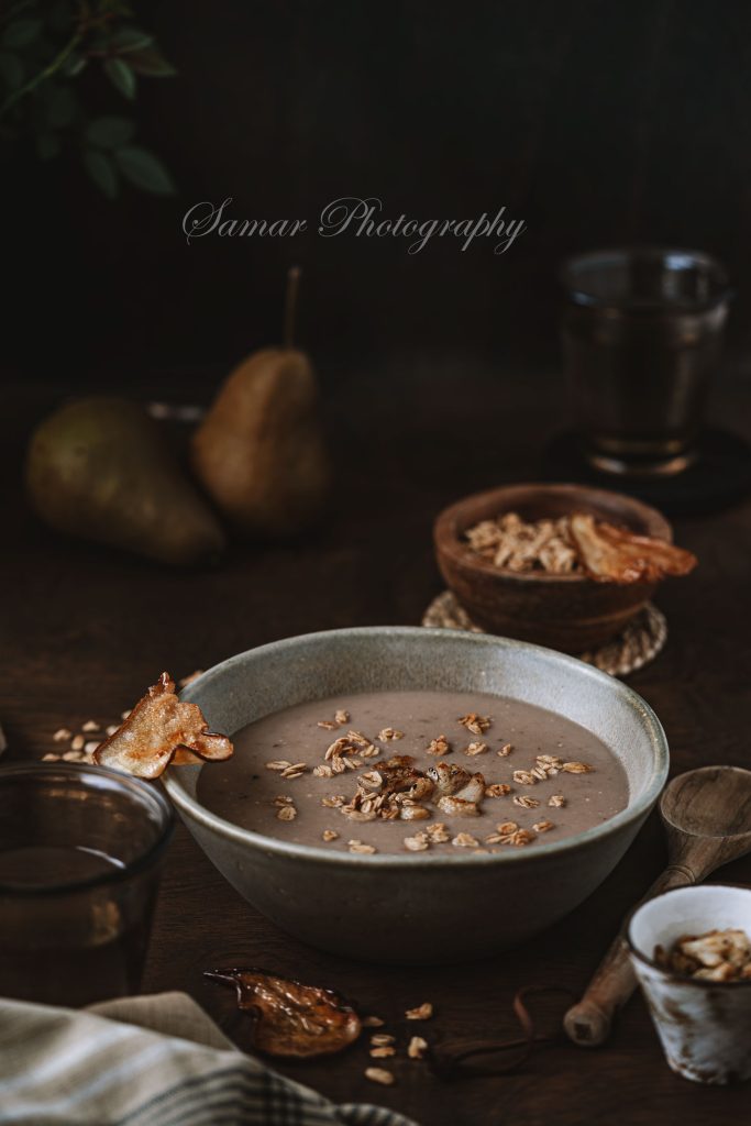 Soupe crémeuse chou-fleur et haricots blancs