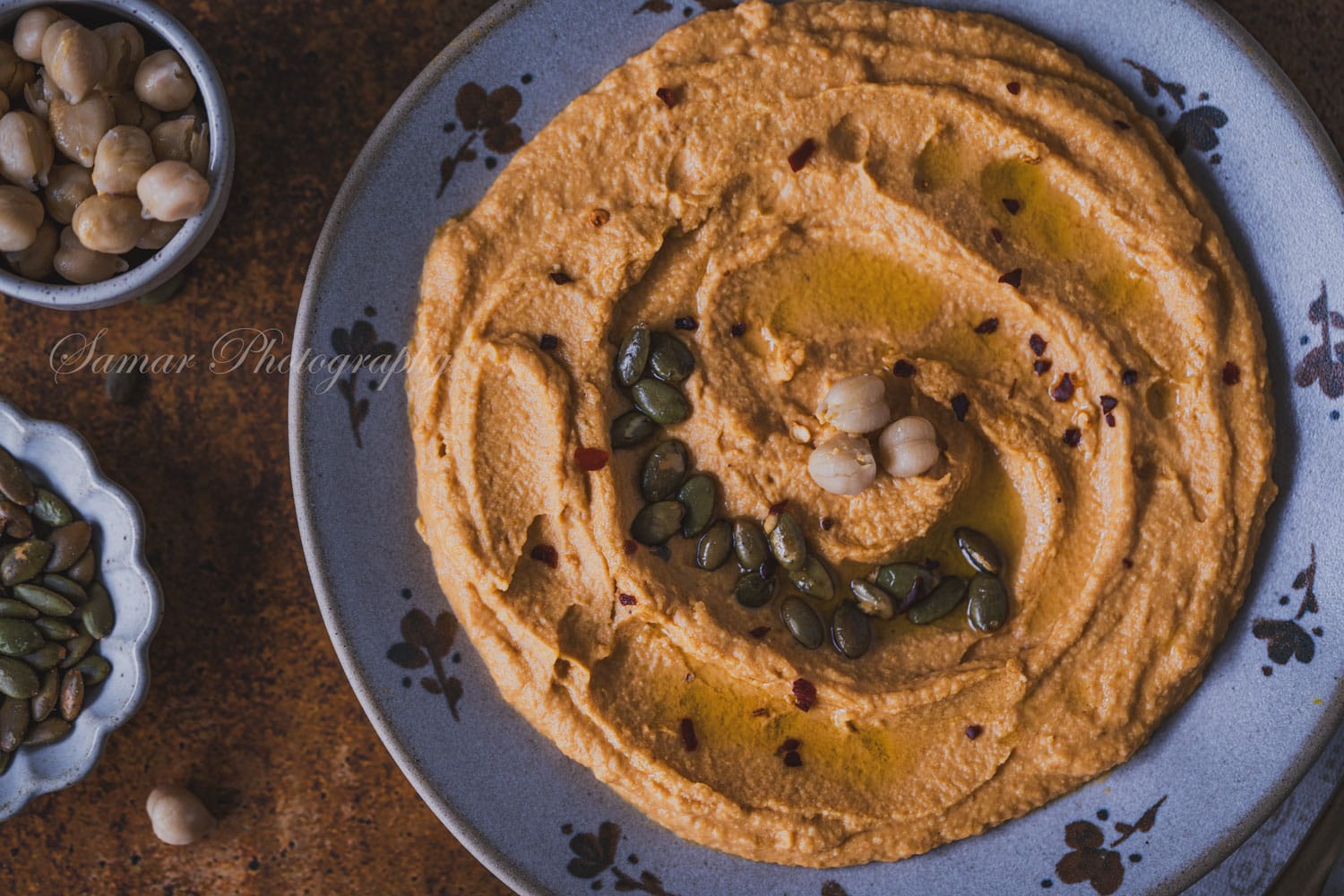 Hummus aux pois chiche et potimarron : La recette facile