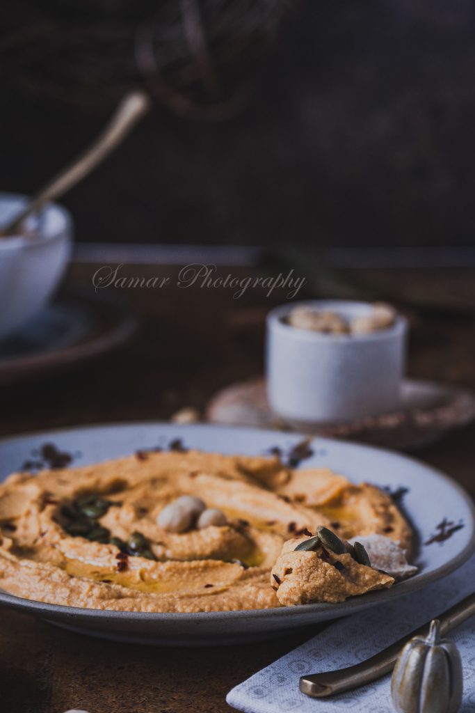 hummus au potimarron (pumpkin)
