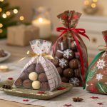 Idées gourmandes à glisser sous le sapin : biscuits, truffes et sachets de chocolats de Noël