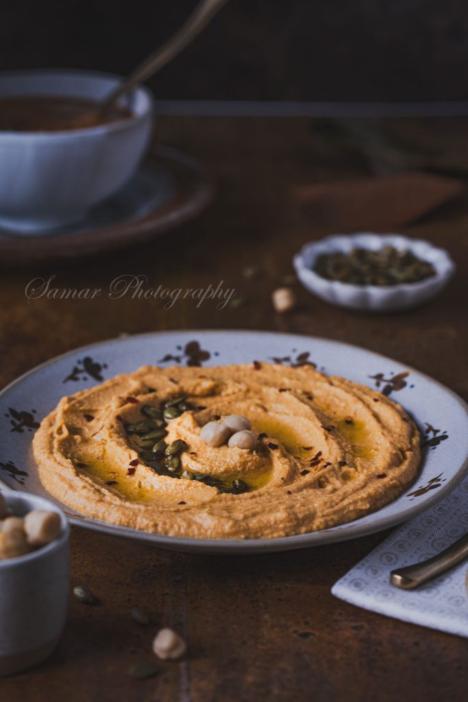 Hummus aux pois chiche et potimarron