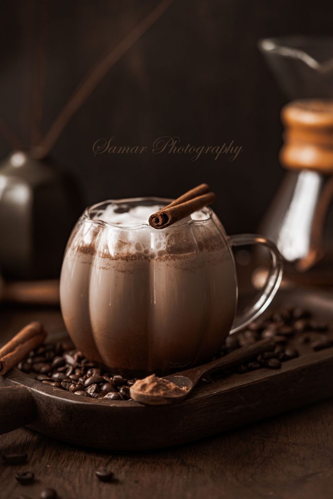 Cafe latte mexicain aux épices 