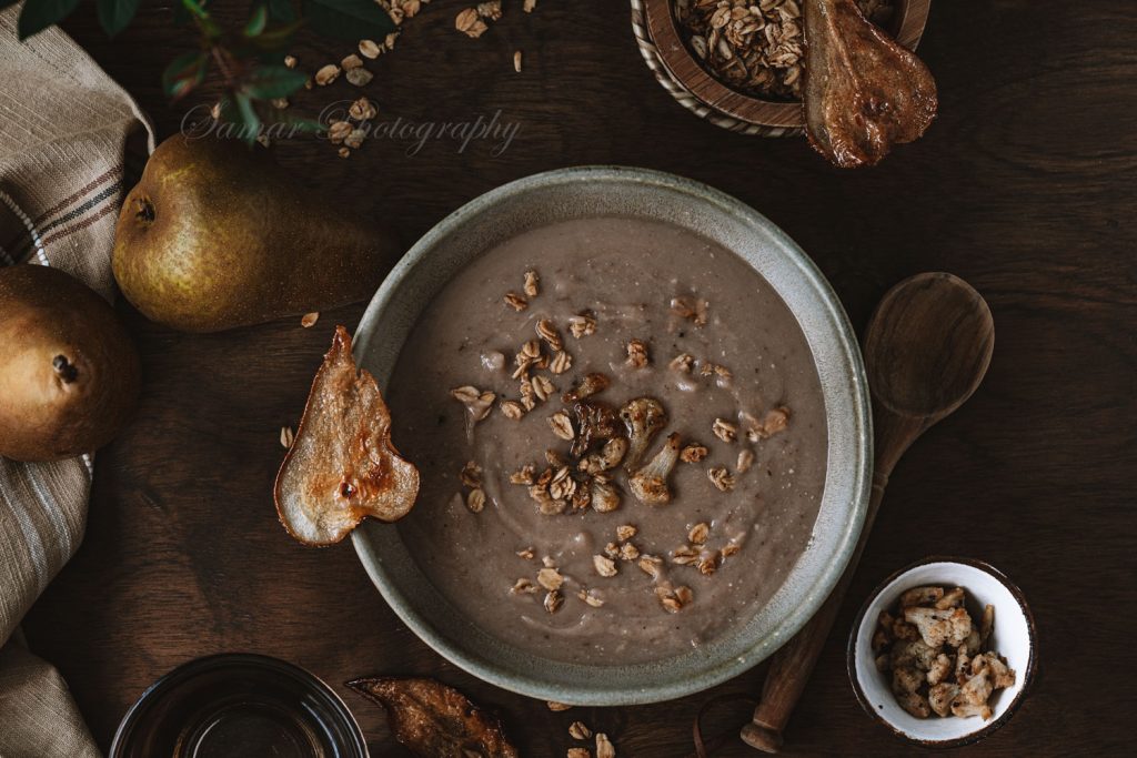soupe haricots blancs et chou fleur