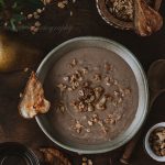 Soupe de Chou-fleur et haricots blanc aux poires et noisettes