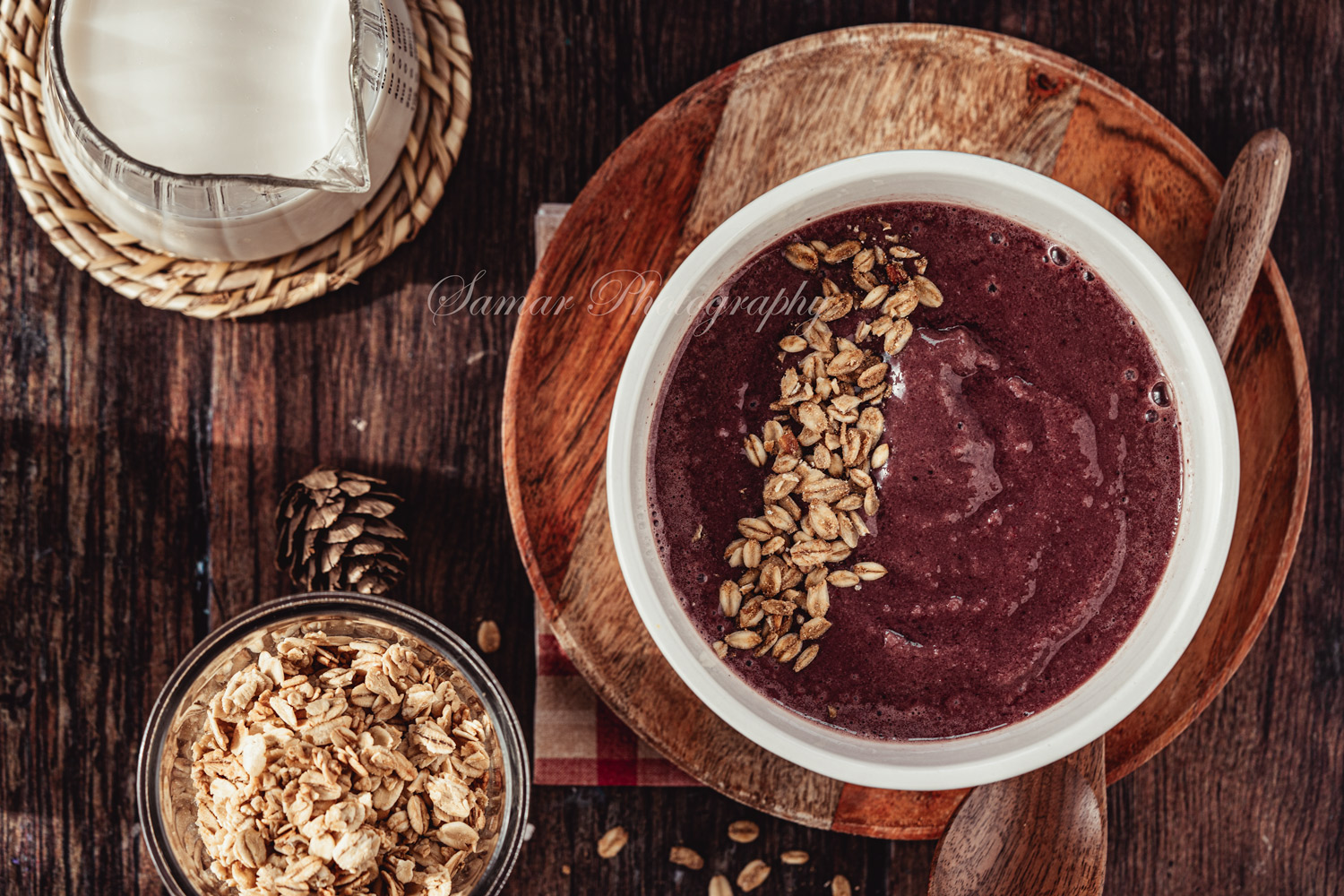 Smoothie bowl Acai lait d'amande