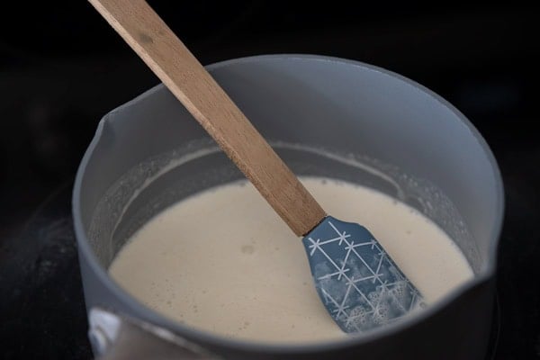 porter la préparation a ébullition