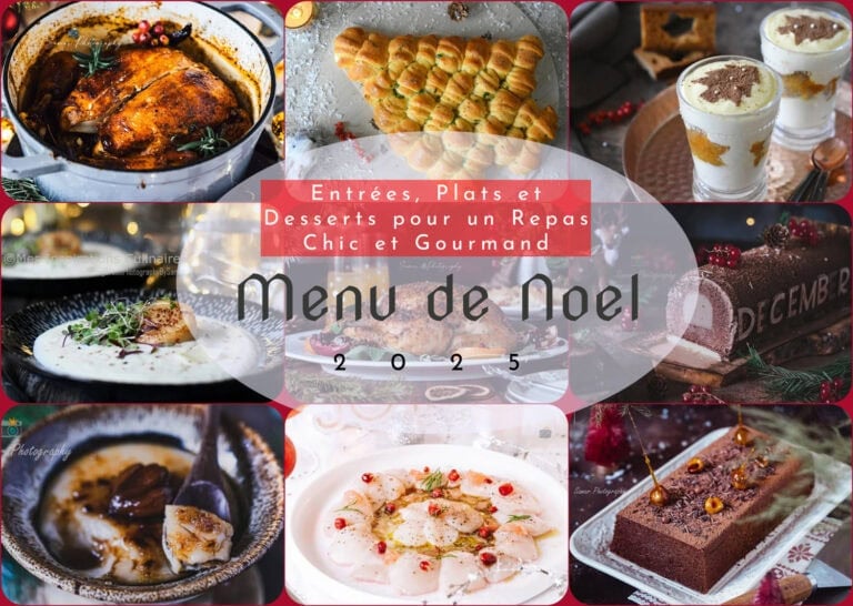 Menu de Noël Festif : Entrées, Plats et Desserts pour un Repas Chic et Gourmand