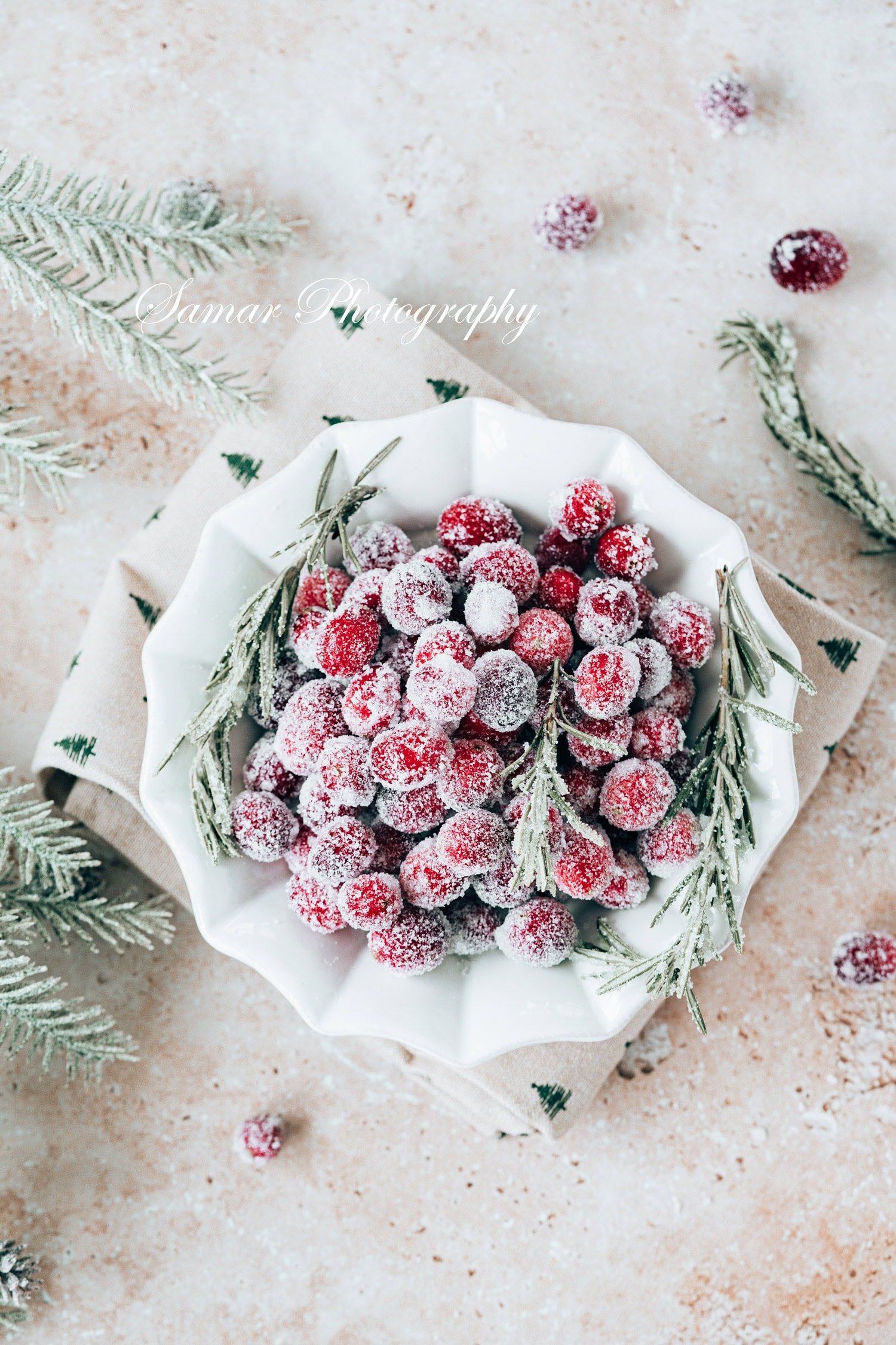 Recette de canneberges givrées 