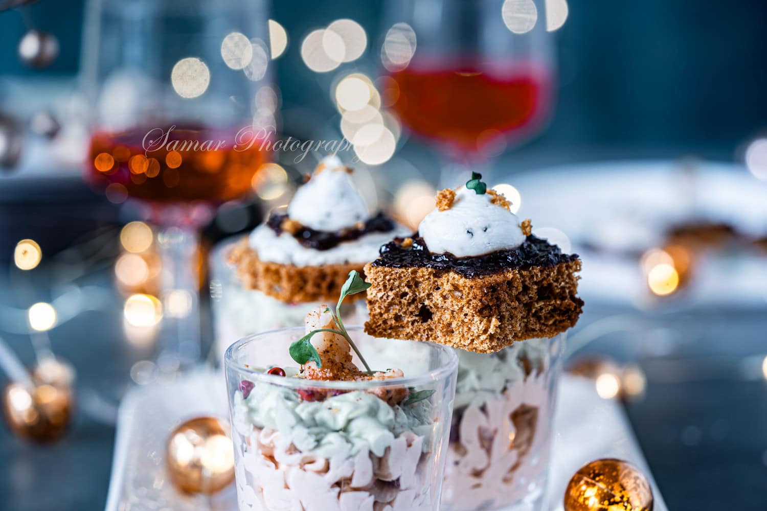 Toast apéritif de Noël au boursin et confit de figue  