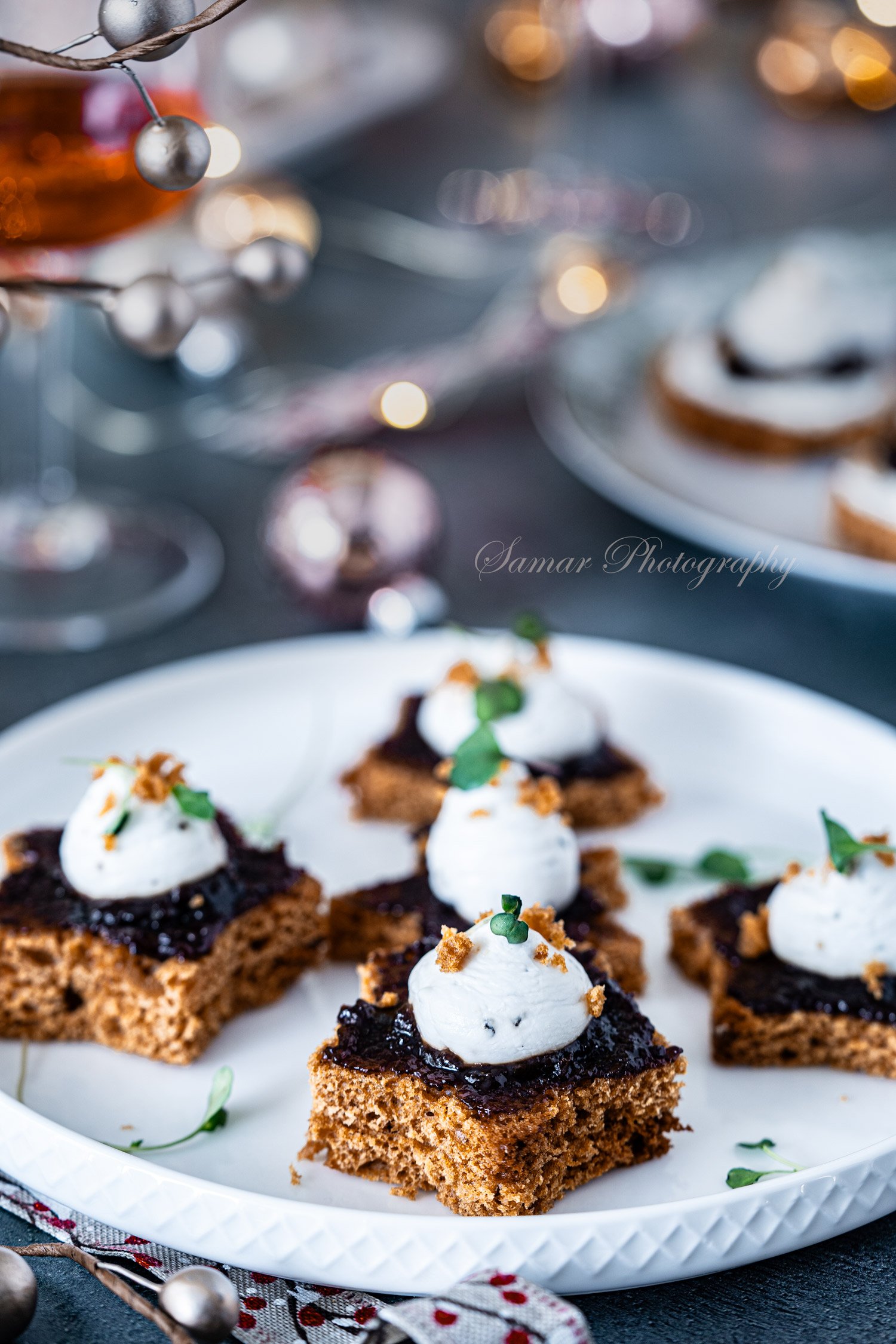 Toast au confit de figue et Boursin