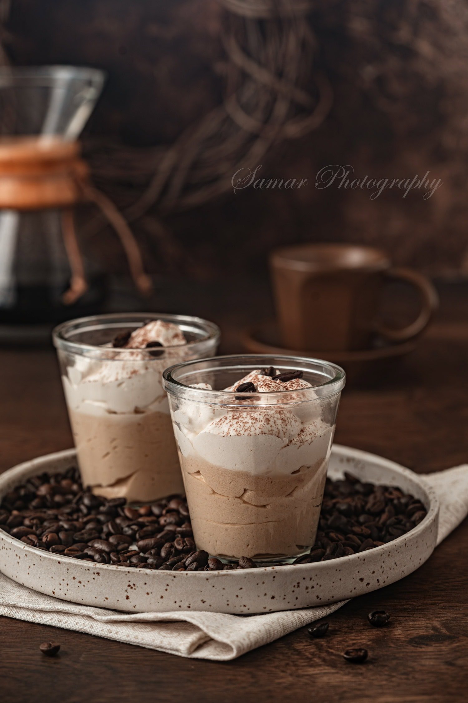 La mousse au café et mascarpone sans oeuf et sans gélatine  