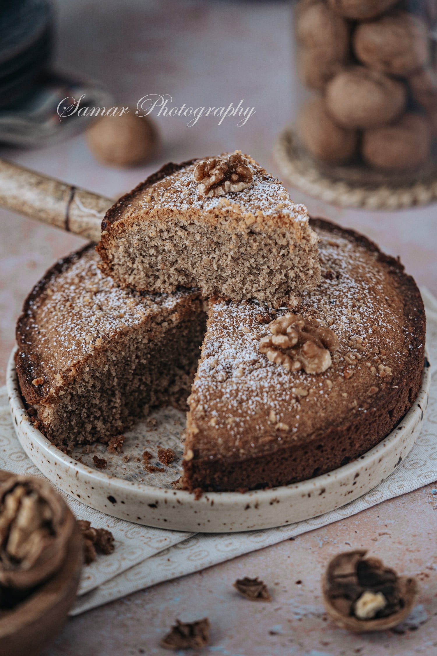 Gâteau aux noix rustique italien