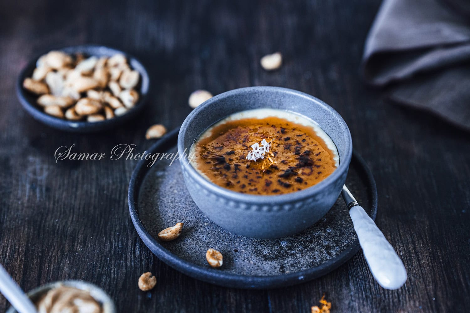 Crème Brûlée au beurre de cacahuète