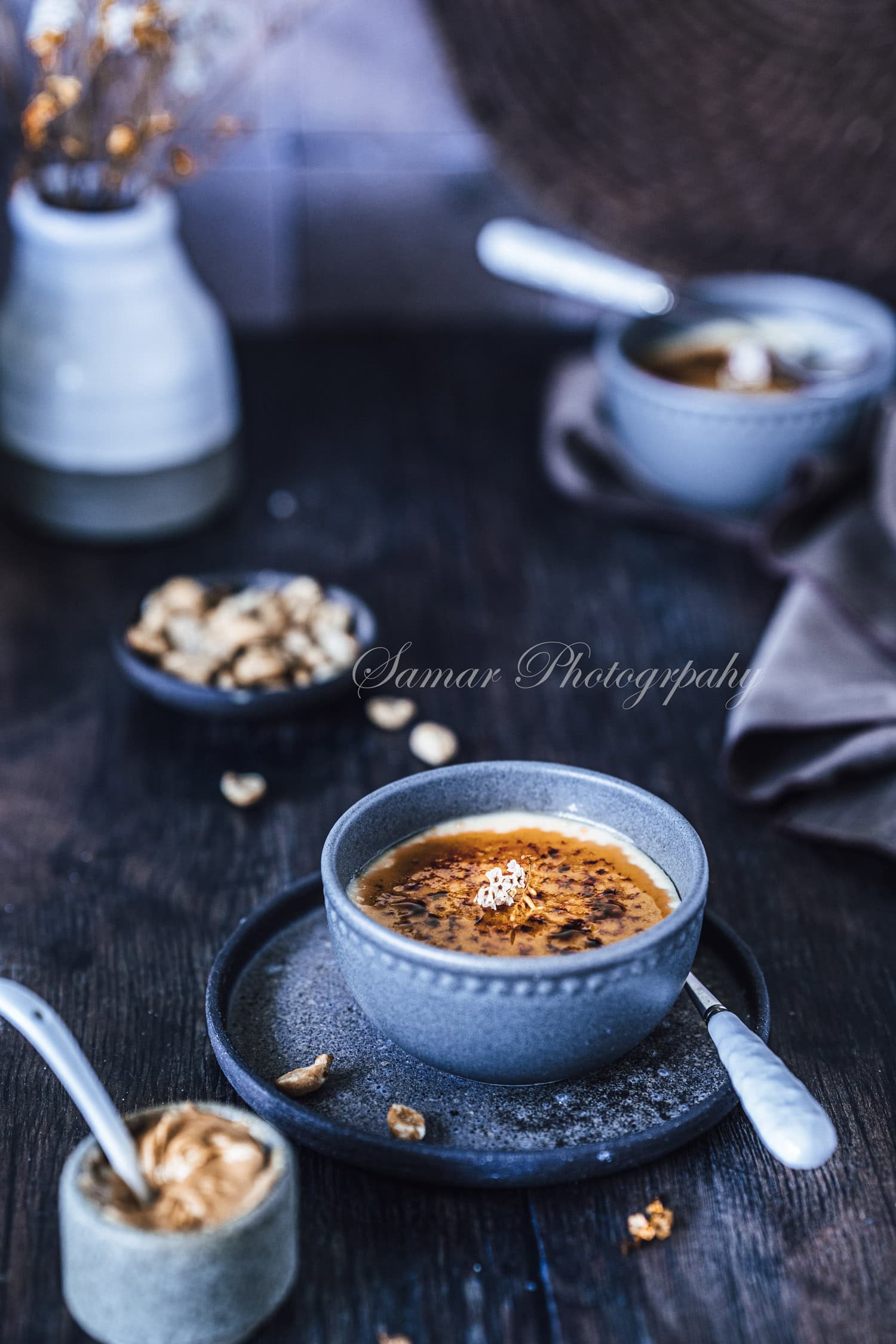 Crème Brûlée au beurre de cacahuète