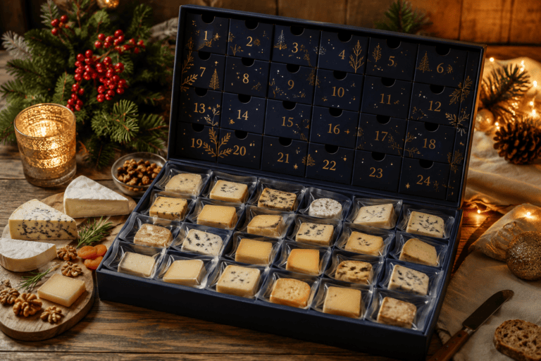 Calendrier de l’Avent fromage : une façon originale de patienter jusqu’à Noël